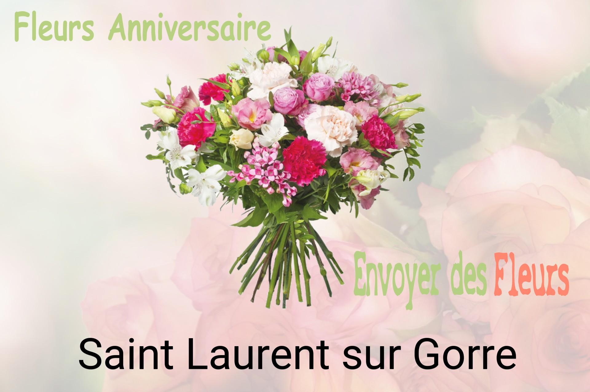 Bouquet de fleurs d’anniversaire livré à Saint-Laurent-sur-Gorre
