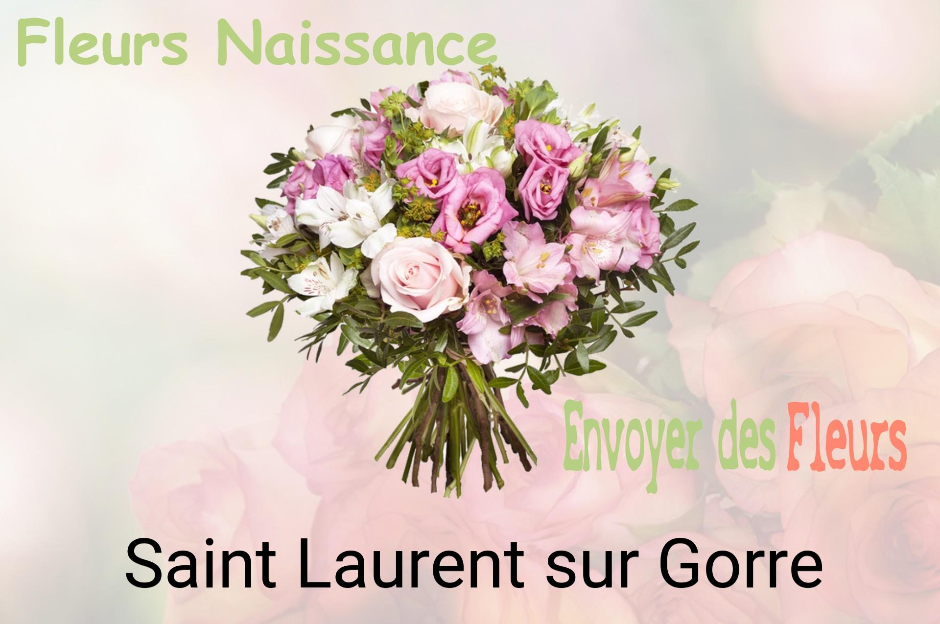 Bouquet de fleurs de naissance livré à Saint-Laurent-sur-Gorre